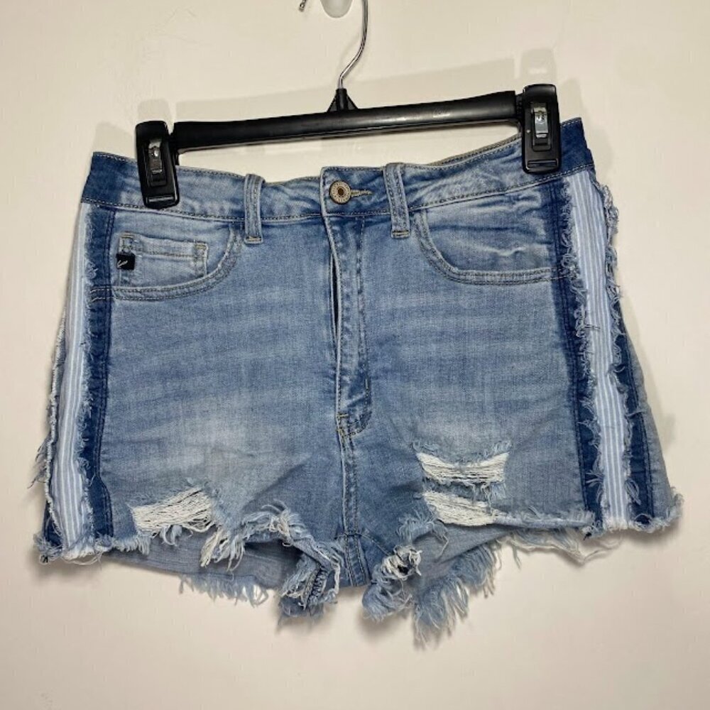 KanCan Denim Distressed Shorts